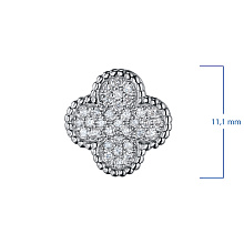 Подвеска из комбинированного золота с бриллиантами