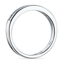 Кольцо из белого золота c бриллиантами