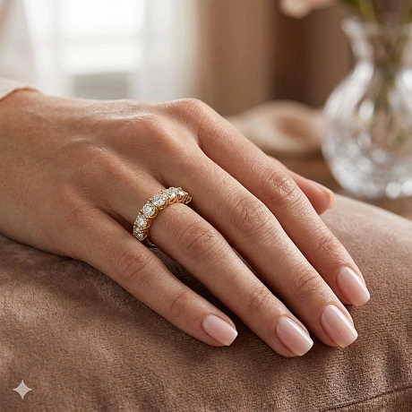 Кольцо из желтого золота