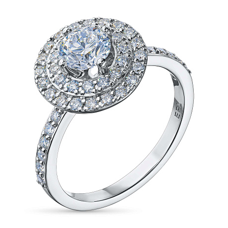 Кольцо из белого золота