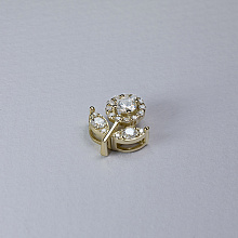 Подвеска из желтого золота c бриллиантами