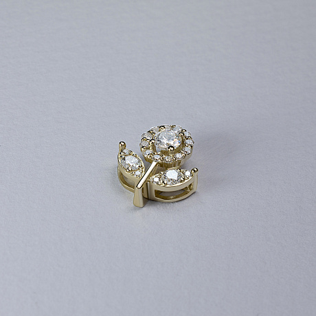 Подвеска из желтого золота