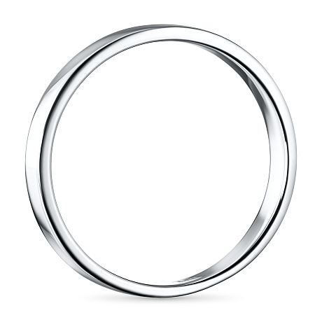 Гладкое кольцо из комбинированного золота