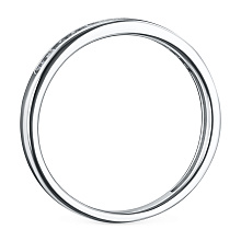 Кольцо из белого золота c бриллиантами