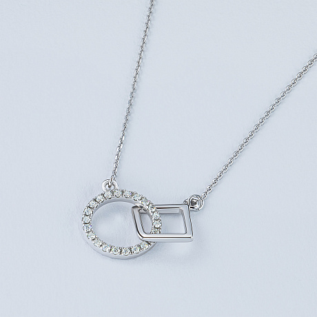 Колье из серебра