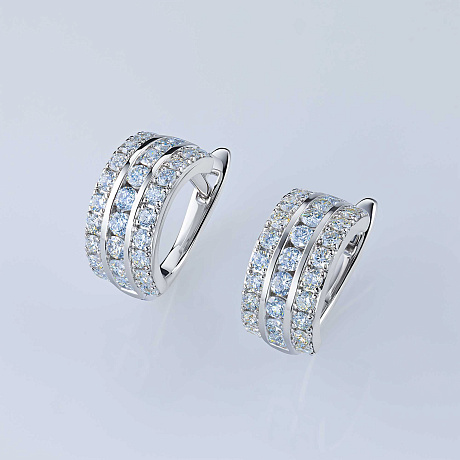 Серьги из серебра