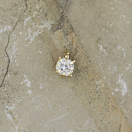 Подвеска из желтого золота