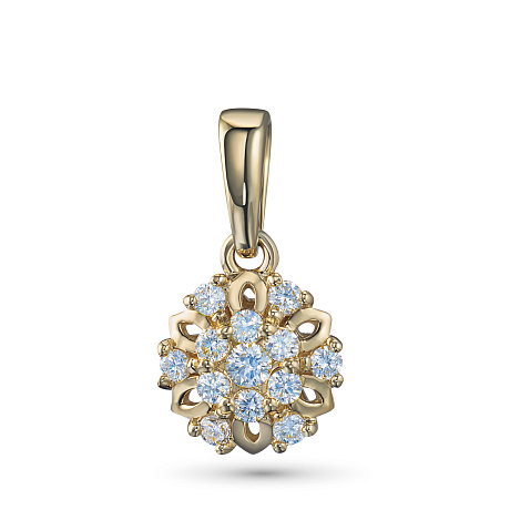 Подвеска из желтого золота