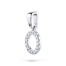 Подвеска из комбинированного золота с бриллиантами