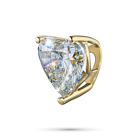 Подвеска из желтого золота