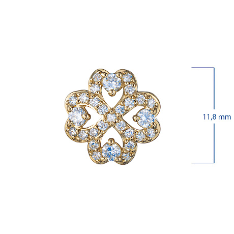 Подвеска из желтого золота