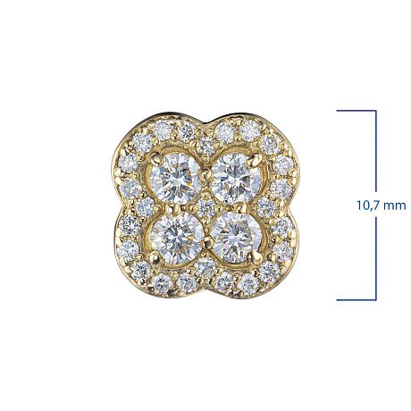 Подвеска из желтого золота