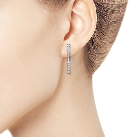 Серьги из серебра