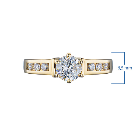 Кольцо из желтого золота