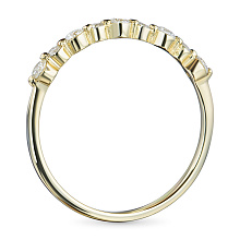 Кольцо из желтого золота с бриллиантами