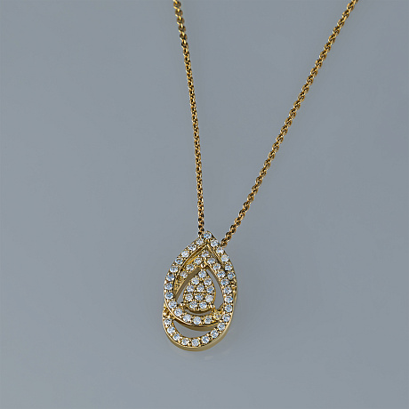 Подвеска из желтого золота