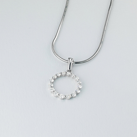 Подвеска из белого золота