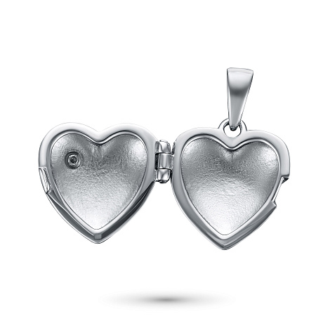 Подвеска из серебра с бриллиантом