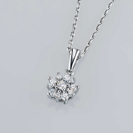 Классическая подвеска из серебра