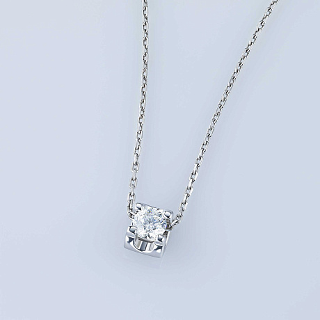 Классическая подвеска из серебра