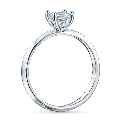 Кольцо из белого золота