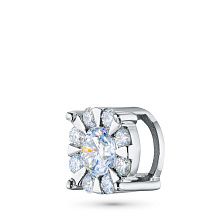 Подвеска из серебра c бриллиантами