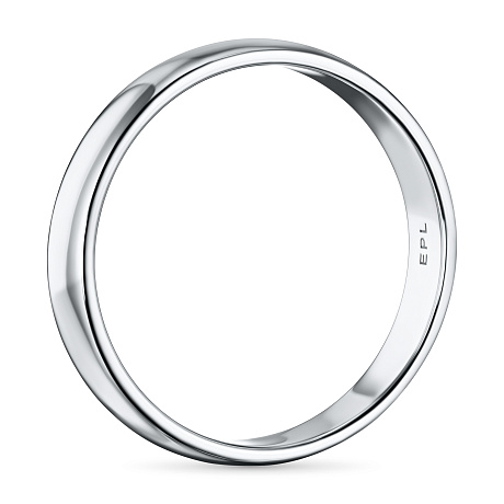 Гладкое кольцо из комбинированного золота