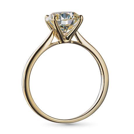 Кольцо из желтого золота