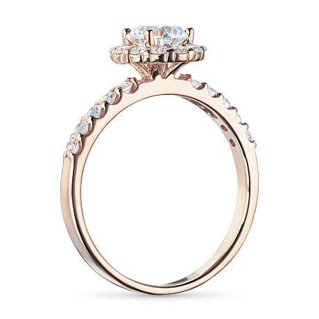 Кольцо из красного золота