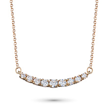 Колье из желтого золота c бриллиантами