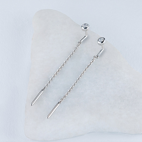 Серьги из серебра
