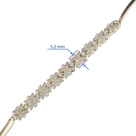 Браслет из желтого золота