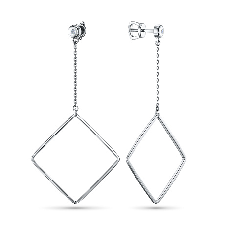 Пусеты из серебра