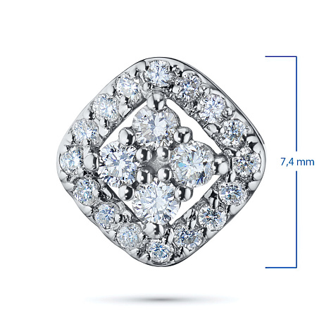 Подвеска из белого золота