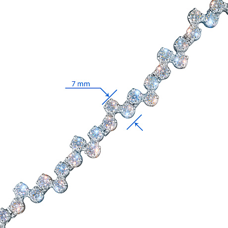 Браслет из белого золота