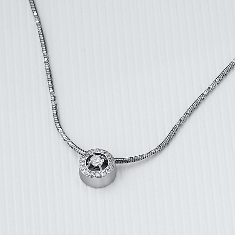 Подвеска из белого золота