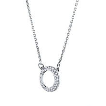 Колье из белого золота c бриллиантами