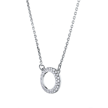 Колье из белого золота