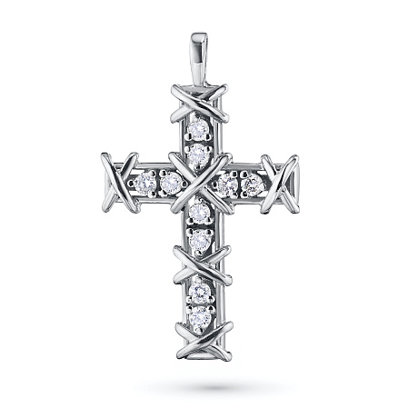 Подвеска из белого золота