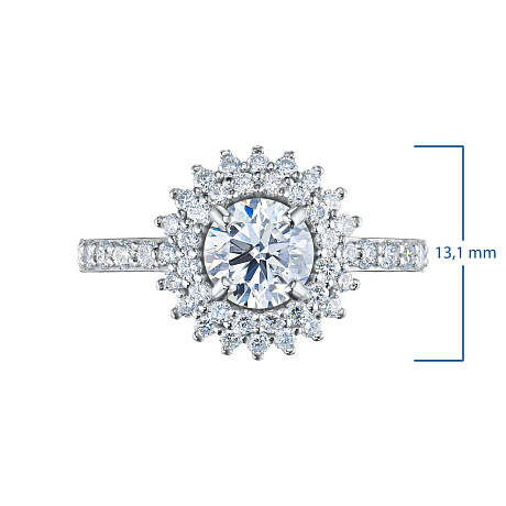 Классическое кольцо из комбинированного золота