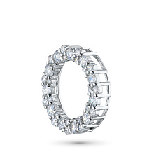 Подвеска из белого золота c бриллиантами