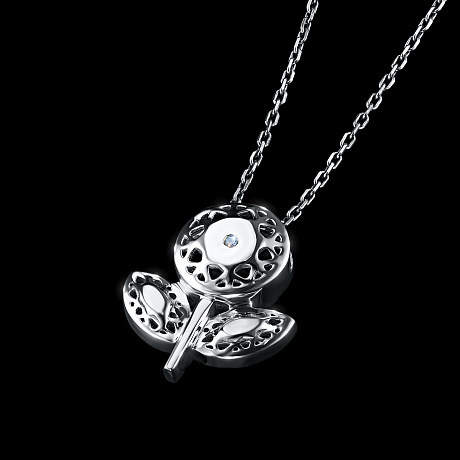 Классическая подвеска из серебра