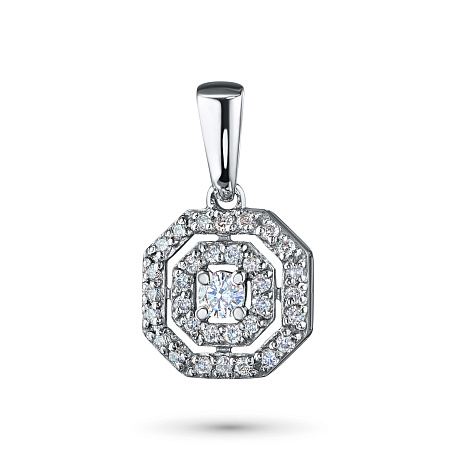 Подвеска из белого золота