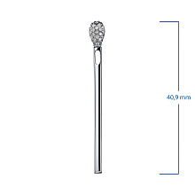 Подвеска из белого золота c бриллиантами