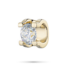 Подвеска из желтого золота с бриллиантом