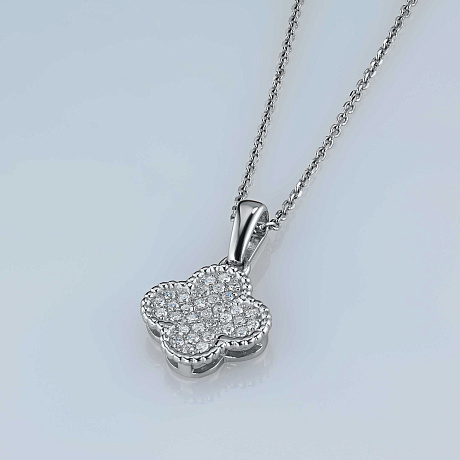 Подвеска из белого золота