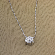 Колье из белого золота c бриллиантами