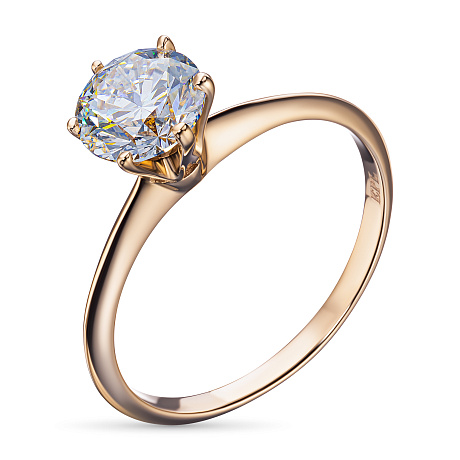 Кольцо из красного золота