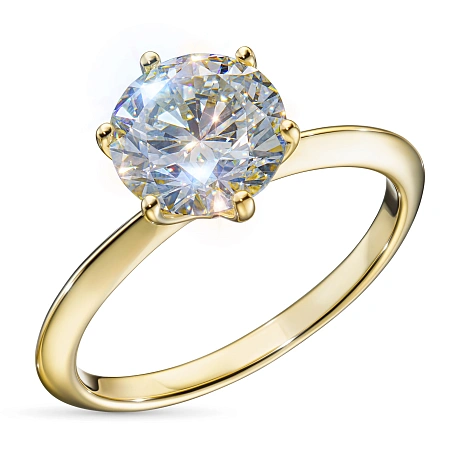 Кольцо из желтого золота