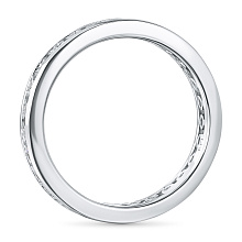 Кольцо из белого золота c бриллиантами